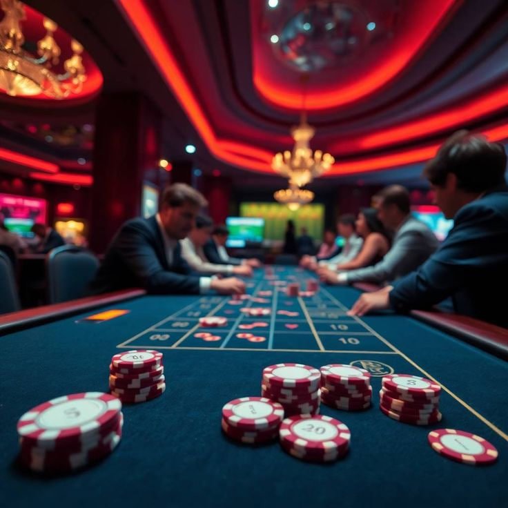 Responsible gaming guidance displayed with 7000det baccarat table information